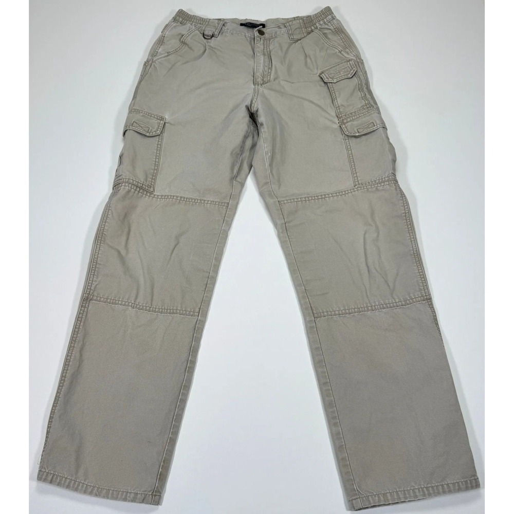 5.11 Tactical Pants Mens Tag 32x34 Actual 30x31 Khaki Double Knee Cargo Workwear